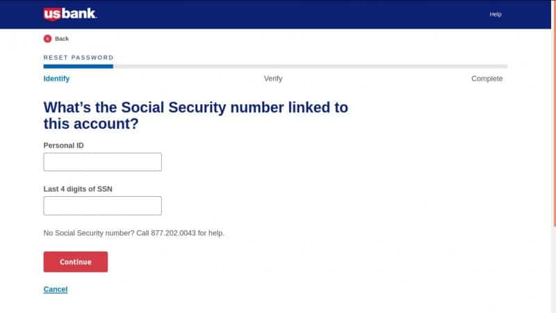 Visa Flex credit card forgotten username or password